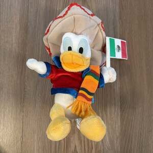 Disney Parks Epcot Mexico Pavilion Donald Duck Bean Bag Plush